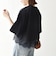 〈洗濯機可能〉ジップ レース ヘム ハーフスリーブ TEE