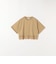 〈洗濯機可能〉ジップ レース ヘム ハーフスリーブ TEE
