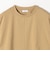 〈洗濯機可能〉ジップ レース ヘム ハーフスリーブ TEE
