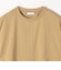 〈洗濯機可能〉ジップ レース ヘム ハーフスリーブ TEE