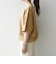 〈洗濯機可能〉ジップ レース ヘム ハーフスリーブ TEE