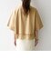 〈洗濯機可能〉ジップ レース ヘム ハーフスリーブ TEE