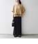 〈洗濯機可能〉ジップ レース ヘム ハーフスリーブ TEE