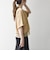 〈洗濯機可能〉ジップ レース ヘム ハーフスリーブ TEE