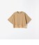 〈洗濯機可能〉ジップ レース ヘム ハーフスリーブ TEE