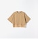 〈洗濯機可能〉ジップ レース ヘム ハーフスリーブ TEE