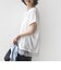 〈手洗い可能〉レース コンビ フレンチ スリーブ TEE