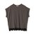 〈手洗い可能〉レース コンビ フレンチ スリーブ TEE