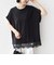 〈手洗い可能〉レース コンビ フレンチ スリーブ TEE