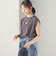 【実力派ベーシック】〈接触冷感/UVカット〉マイクロ パイル フレンチスリーブ プルオーバー