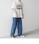 【SHIPS any別注】ONEITA:〈洗濯機可能〉ピグメント ダイ リラックス ロゴ プリント Tシャツ◇