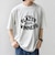 【SHIPS any別注】ONEITA:〈洗濯機可能〉ピグメント ダイ リラックス ロゴ プリント Tシャツ◇