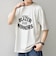 【SHIPS any別注】ONEITA:〈洗濯機可能〉ピグメント ダイ リラックス ロゴ プリント Tシャツ◇