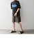 【SHIPS any別注】ONEITA:〈洗濯機可能〉ピグメント ダイ リラックス ロゴ プリント Tシャツ◇