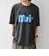 【SHIPS any別注】ONEITA:〈洗濯機可能〉ピグメント ダイ リラックス ロゴ プリント Tシャツ◇