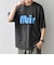 【SHIPS any別注】ONEITA:〈洗濯機可能〉ピグメント ダイ リラックス ロゴ プリント Tシャツ◇
