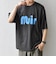 【SHIPS any別注】ONEITA:〈洗濯機可能〉ピグメント ダイ リラックス ロゴ プリント Tシャツ◇