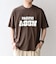 【SHIPS any別注】ONEITA:〈洗濯機可能〉ピグメント ダイ リラックス ロゴ プリント Tシャツ◇