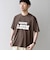 【SHIPS any別注】ONEITA:〈洗濯機可能〉ピグメント ダイ リラックス ロゴ プリント Tシャツ◇