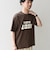 【SHIPS any別注】ONEITA:〈洗濯機可能〉ピグメント ダイ リラックス ロゴ プリント Tシャツ◇