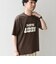 【SHIPS any別注】ONEITA:〈洗濯機可能〉ピグメント ダイ リラックス ロゴ プリント Tシャツ◇