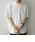 SHIPS any:〈接触冷感/UVカット〉ソフト スムース リラックス ポケット Tシャツ◇