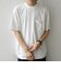 SHIPS any:〈接触冷感/UVカット〉ソフト スムース リラックス ポケット Tシャツ◇