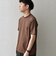 SHIPS any:〈接触冷感/UVカット〉ソフト スムース リラックス ポケット Tシャツ◇