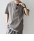 SHIPS any:〈接触冷感/UVカット〉VEILICE リラックス クルーネック ポケット Tシャツ(セットアップ対応)◇