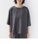 〈接触冷感/吸水速乾/防シワ/手洗い可能〉ツイル TEE ブラウス