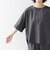 〈接触冷感/吸水速乾/防シワ/手洗い可能〉ツイル TEE ブラウス