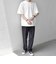 【WEB限定】〈撥水加工〉リラックス ナイロンポケット クルーネック Tシャツ◇