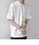 【WEB限定】〈撥水加工〉リラックス ナイロンポケット クルーネック Tシャツ◇