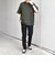 【WEB限定】〈撥水加工〉リラックス ナイロンポケット クルーネック Tシャツ◇