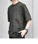 【WEB限定】〈撥水加工〉リラックス ナイロンポケット クルーネック Tシャツ◇