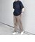 【WEB限定】〈撥水加工〉リラックス ナイロンポケット クルーネック Tシャツ◇
