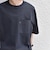 【WEB限定】〈撥水加工〉リラックス ナイロンポケット クルーネック Tシャツ◇