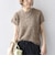 SHIPS Colors:〈手洗い可能〉フェザー クルーネック 2WAY ニット◇