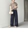 SHIPS Colors:〈手洗い可能〉フェザー クルーネック 2WAY ニット◇
