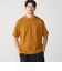 SHIPS: ハウンドトゥース 膨れ ジャカード ショートスリーブ Tシャツ
