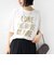 【SHIPS別注】81BRANCA: 5分袖 ロゴ・フォト TEE