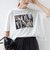 【SHIPS別注】81BRANCA: 5分袖 ロゴ・フォト TEE