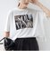 【SHIPS別注】81BRANCA: 5分袖 ロゴ・フォト TEE