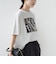 【SHIPS別注】81BRANCA: 5分袖 ロゴ・フォト TEE