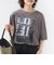 【SHIPS別注】81BRANCA: 5分袖 ロゴ・フォト TEE