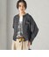 【実力派ベーシック】〈手洗い可能〉プリシュランク ツイル ショート シャツ 羽織