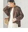 【実力派ベーシック】〈手洗い可能〉プリシュランク ツイル ショート シャツ 羽織