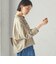【実力派ベーシック】〈手洗い可能〉プリシュランク ツイル ショート シャツ 羽織