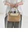 quaranciel: バイカラー コンビ デザイン 2way ショルダー バッグ