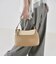 quaranciel: バイカラー コンビ デザイン 2way ショルダー バッグ